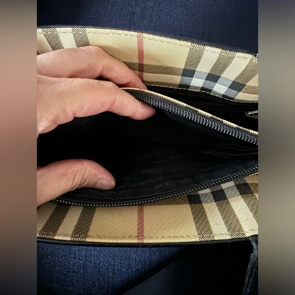 Burberry vintage checkered small‎ tote